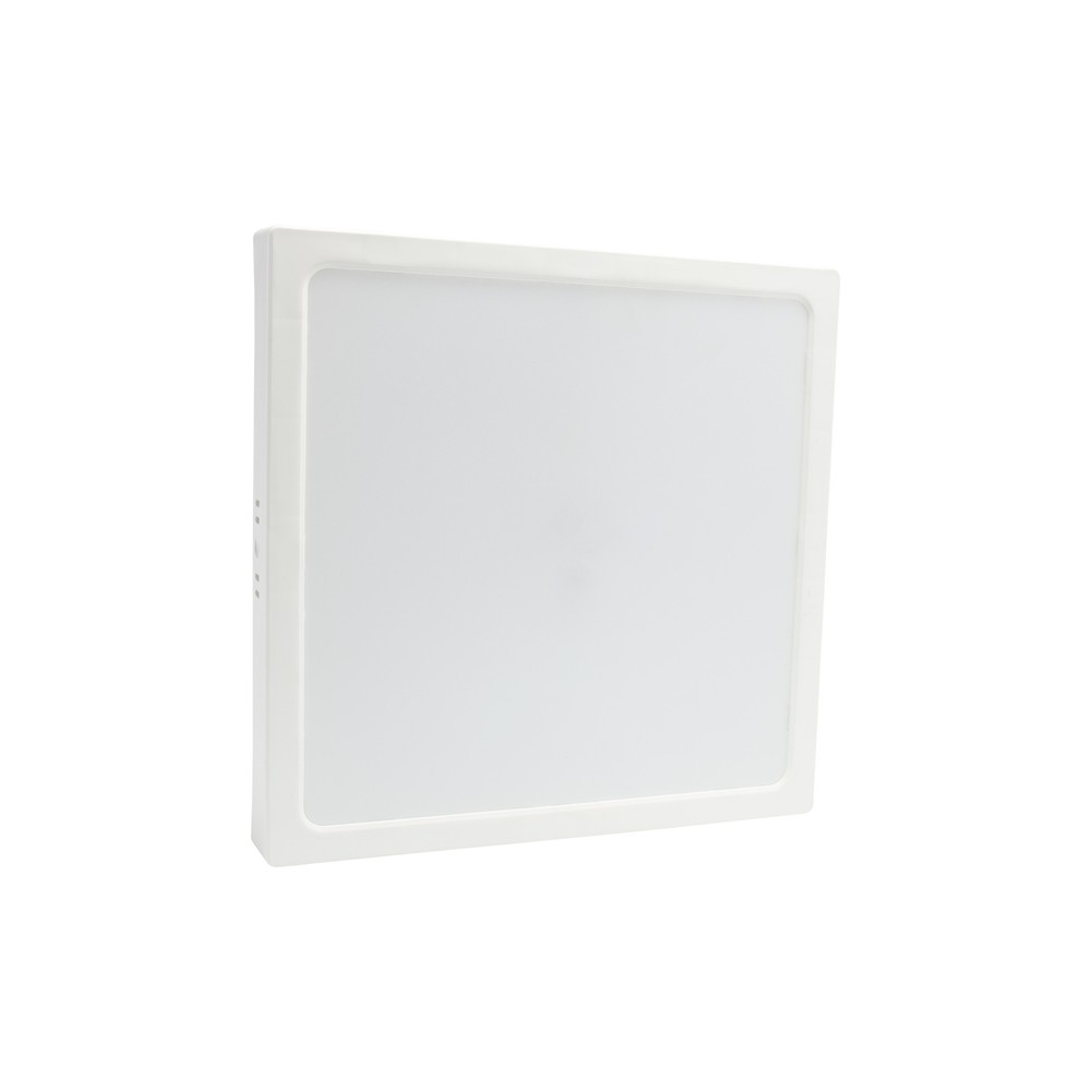 Spectrum 24W LED loftslampe - 29 x 29cm, H:3,8cm, hvid kant, inkl. lyskilde