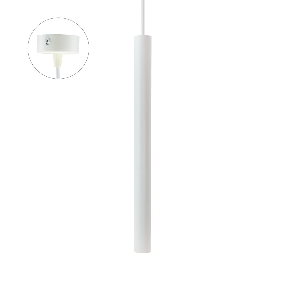 Spectrum Pendellampe - Hvid, Ø4 cm, GU10, 230V, 5 års producentgaranti