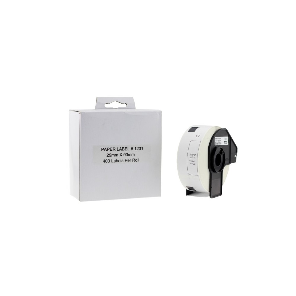 Brother DK11201 adresseetiketter 29 x 90mm 400 etiketter kompatibel - Restsalg i begrænset antal