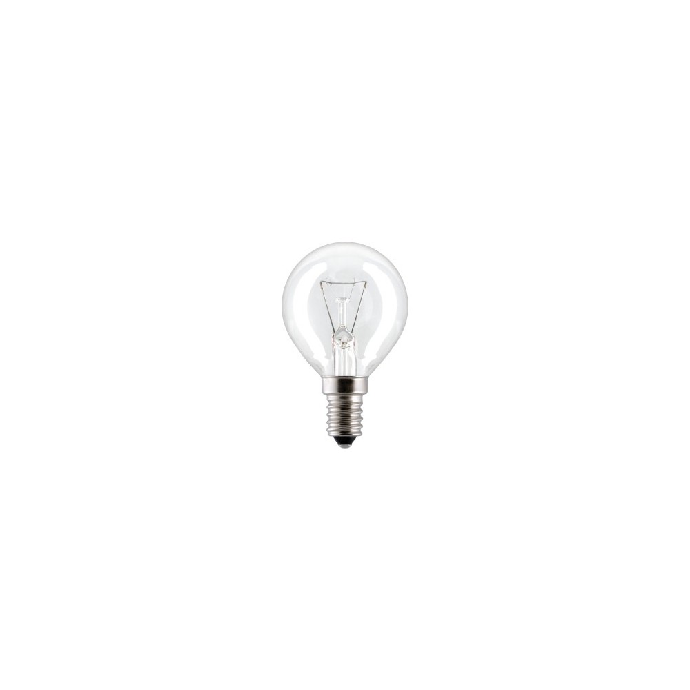 40W SOLEO E14 glødetråd pære, 260lm, dæmpbar, P45 - 420lm, energibesparende lyskilde til din lampe
