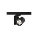 30W Sort LED spotlampe til 3-faset skinner med 24 graders spredning - Effektiv belysning med 2700lm og nem installation