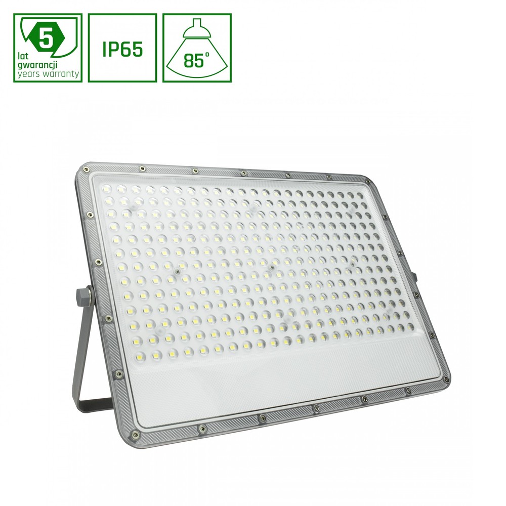 NOCTIS MAX PROJEKTØR 150W 230V 85° IP65 357x262x30 mm GRÅ 5 års garanti