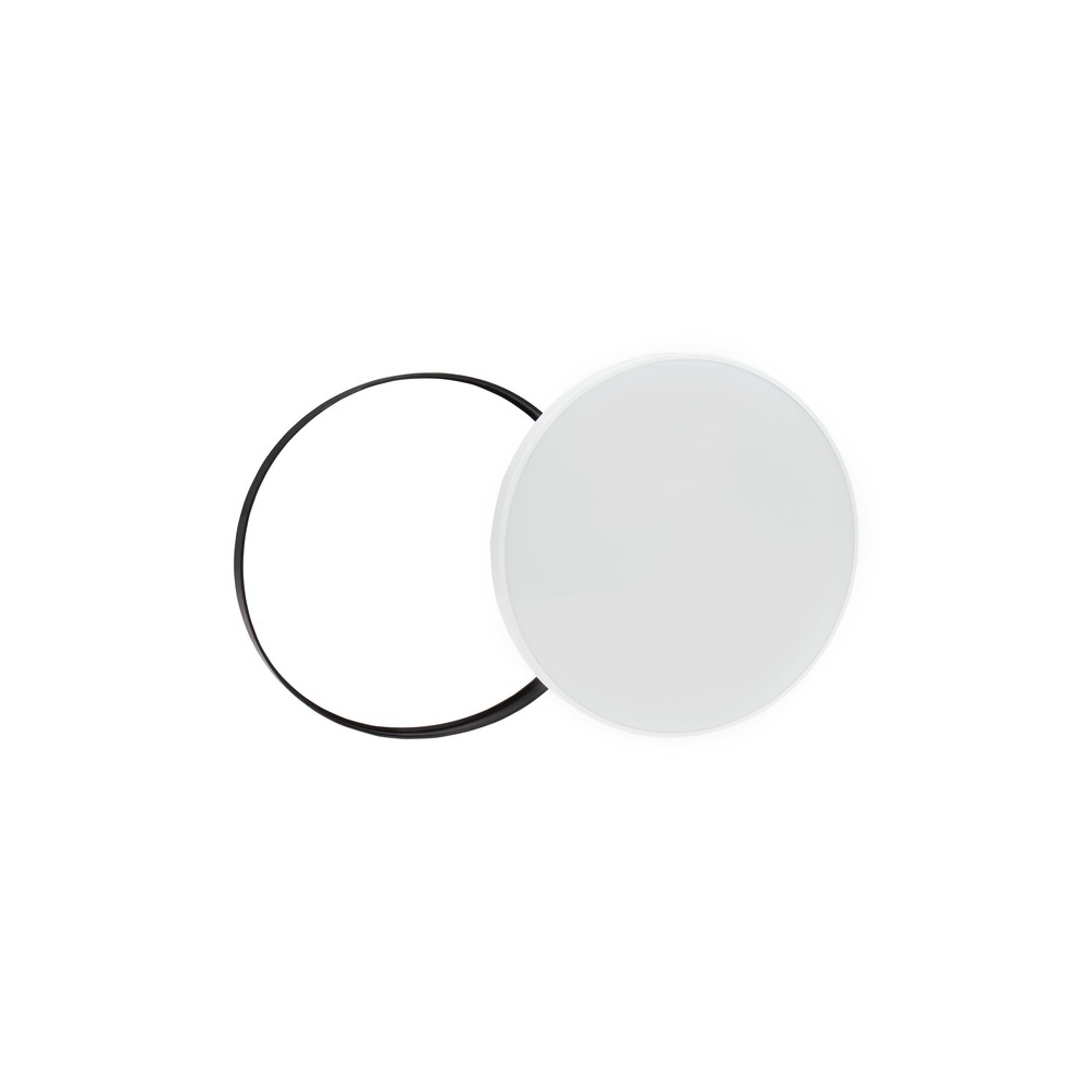 Spectrum 18W LED Loftslampe - Ø25cm, Højde: 5,2cm, Hvid Kant, Sort Ring - 2000lm, RA80, IP54
