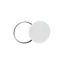 Spectrum 18W LED Loftslampe - Ø25cm, Højde: 5,2cm, Hvid Kant, Sort Ring - 2000lm, RA80, IP54
