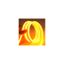 Gul 8x16 Neon Flex LED - 5 meter, 8W pr. meter, IP67, 12V