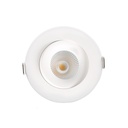 LEDlife 7W Low Profile Indbygningsspot - Ø8,3 cm Hul, Ø10 cm Mål, RA95, CCT, Dæmpbar 230V