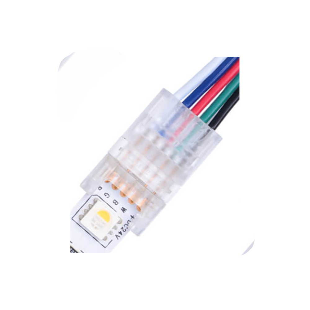 LED strip til løse ledninger - 10mm, RGBW, IP20, 5V-24V