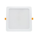Spectrum 24W LED indbygningspanel til udendørs brug, hul: 19,5 x 19,5 cm, mål: 22 x 22 cm, 230V, IP54