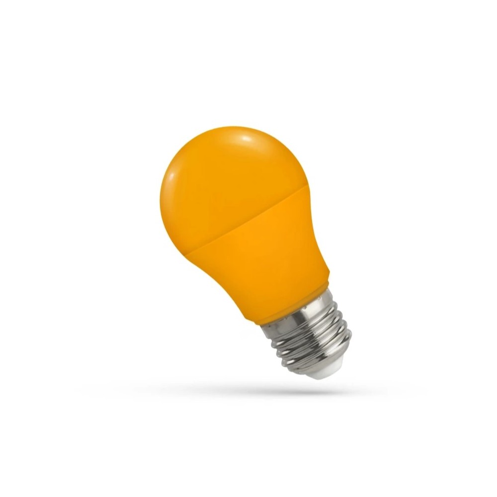 LED A50 Pære Orange 4.9W E27 230V - Med Stor Fatning