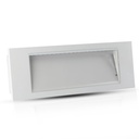 V-Tac 4W LED nødbelysning - Væg/loft/undersænket montering, inkl. batteri og piktogrammer