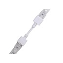 Vandtæt samler med ledning til LED strip - 10mm, RGB, IP68, 5V-24V