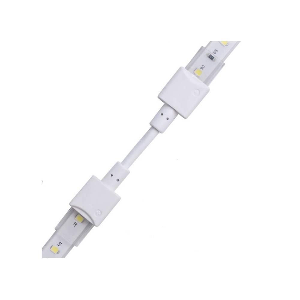 Vandtæt samler til LED strip - 8mm, enkeltfarvet, IP68, 5V-24V