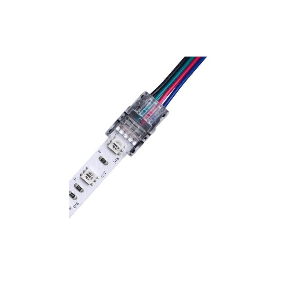 LED strip til løse ledninger - 10mm, RGB, IP20, 5V-24V