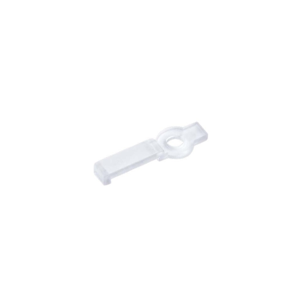 20 stk. klare monteringsklips til LED strip - 10mm, kompatible med IP20 strips