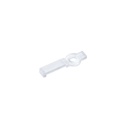 20 stk. klare monteringsklips til LED strip - 10mm, kompatible med IP20 strips