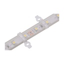 20 stk. klare monteringsklips til LED strip - 8mm, kompatible med IP65 strips