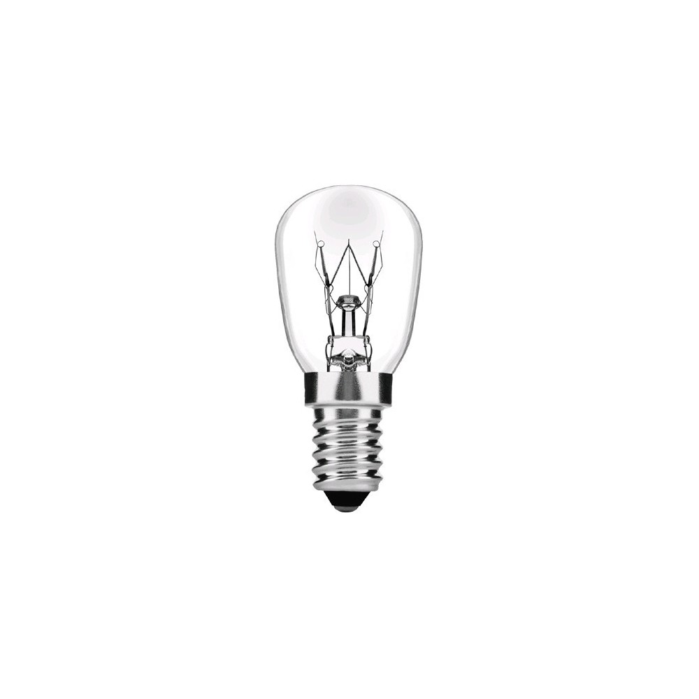 Køleskabspære E14 - 25W Halogen pære, 130lm, maks. -20°C, 230V Sokkel