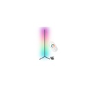 Sort 140cm høj RGB hjørnelampe med 20W effekt og fjernbetjening