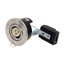 V-Tac indbygningsspot - GU10, satin nikkel, IP20, 230V, 3 års producentgaranti