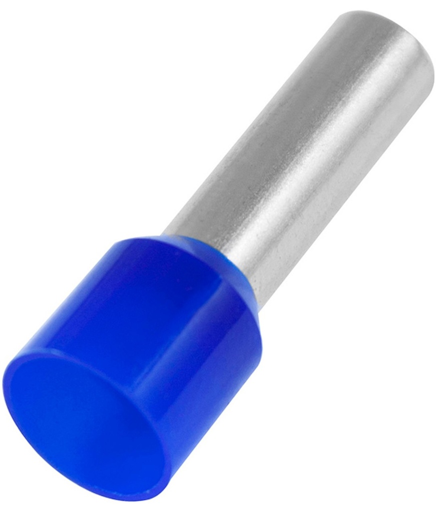 ISOL. TERMINALRØR BLÅ, 2,5mm2