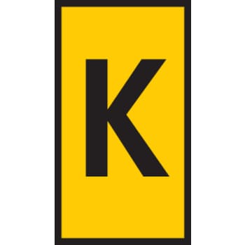 LEDNINGSMÆRKE K GUL W2