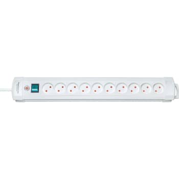 Prem.-Line10-stikdåse u/jord 3m u/blindh.hvid