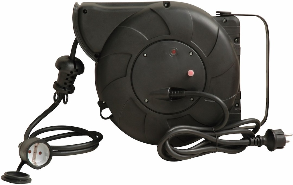 KABELOPPRULL 12+2M IP44 SCHUKO