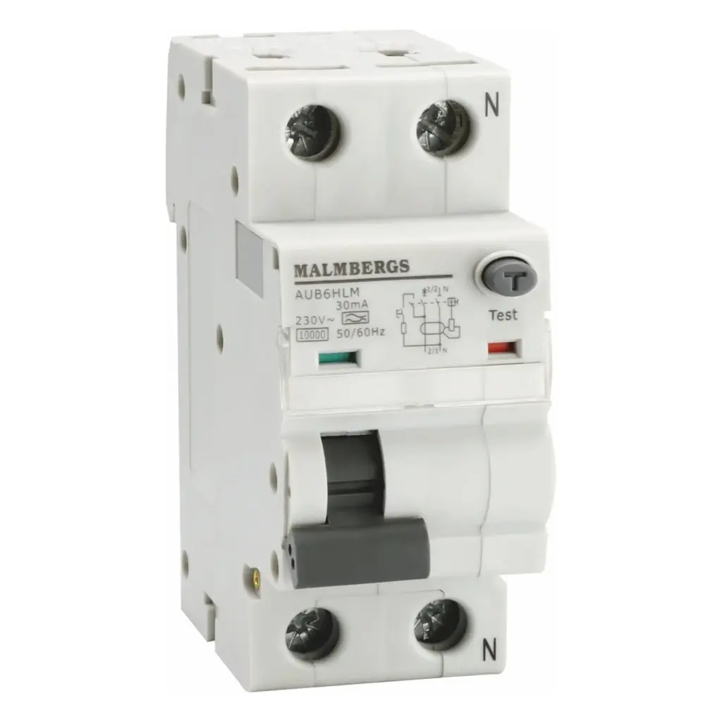 KOMBIRELÆ 16A C 2P 10KA