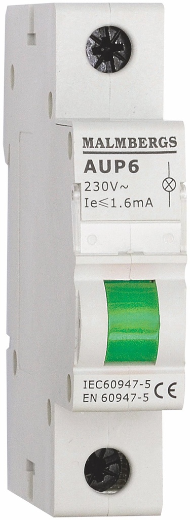 SIGNALLAMPE LED 230V GRØN