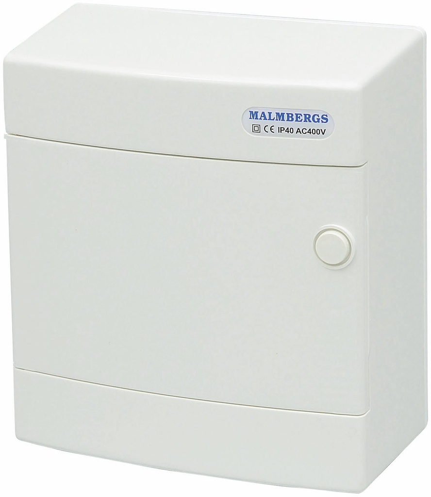 GRUPPETAVLE  8MOD IP40 HVIT