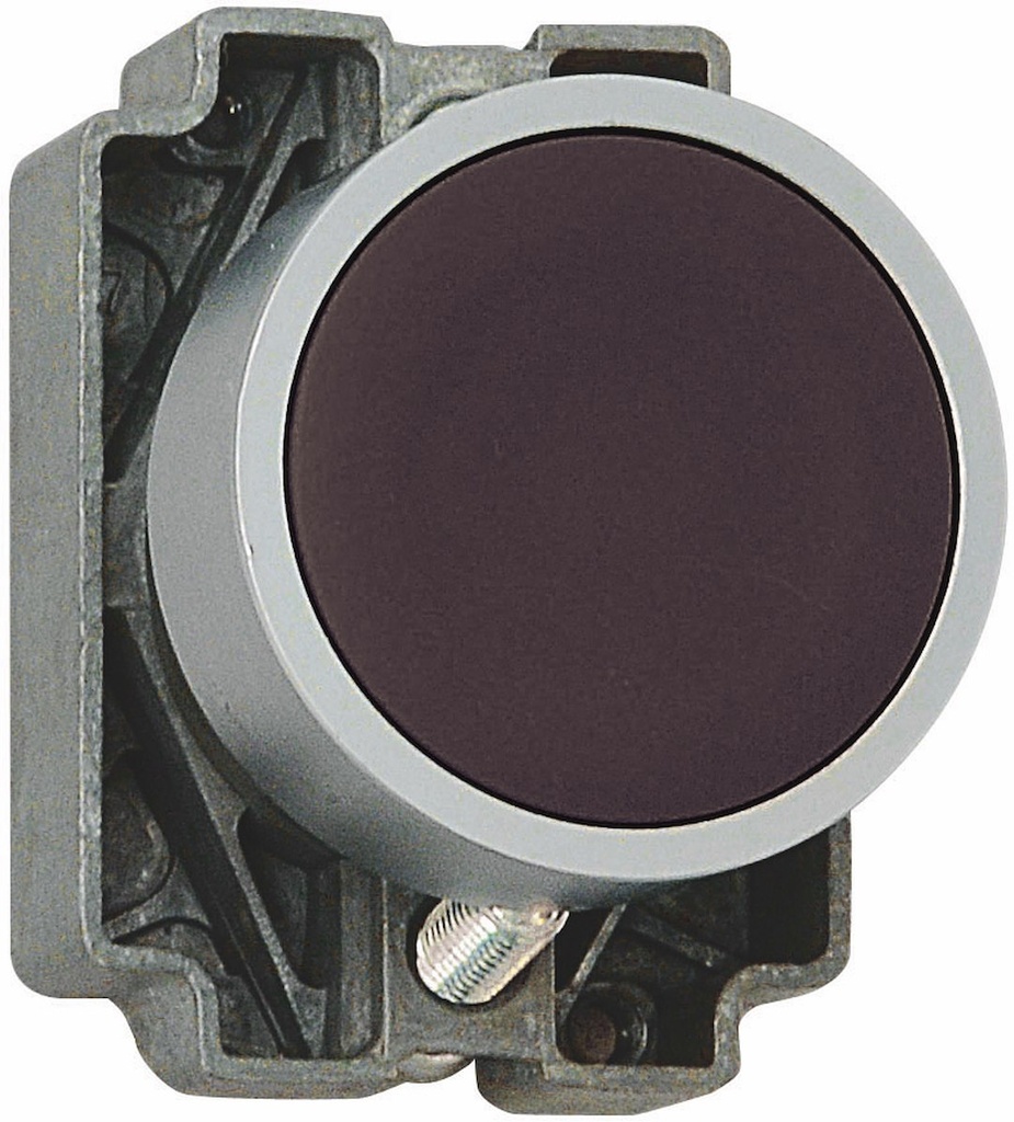 TRYKKNAP SORT, KB2-METALL
