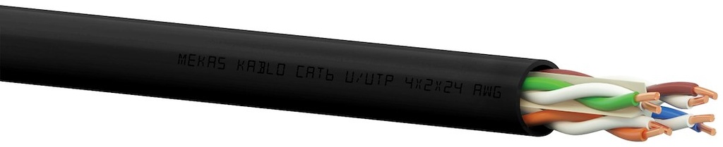 CAT 6 U/UTP 4X2X24 PE 305M