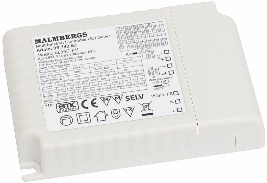 LED DRIVER CC/CV MAX 30W