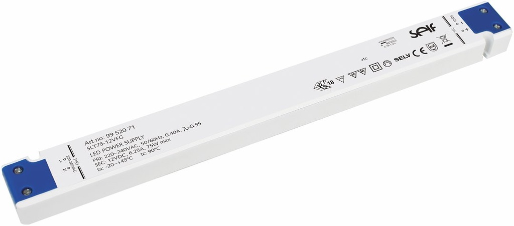 LED DRIVER SLIM 12VDC 75W