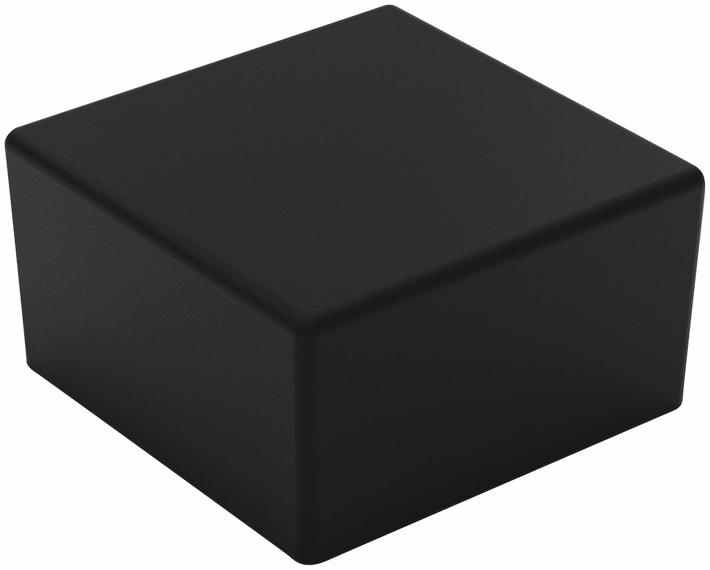 PLASTLÅS UDVENDIG 50X50 SORT