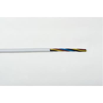 Ledning H05VV-F 5G0,75 hvid, R100