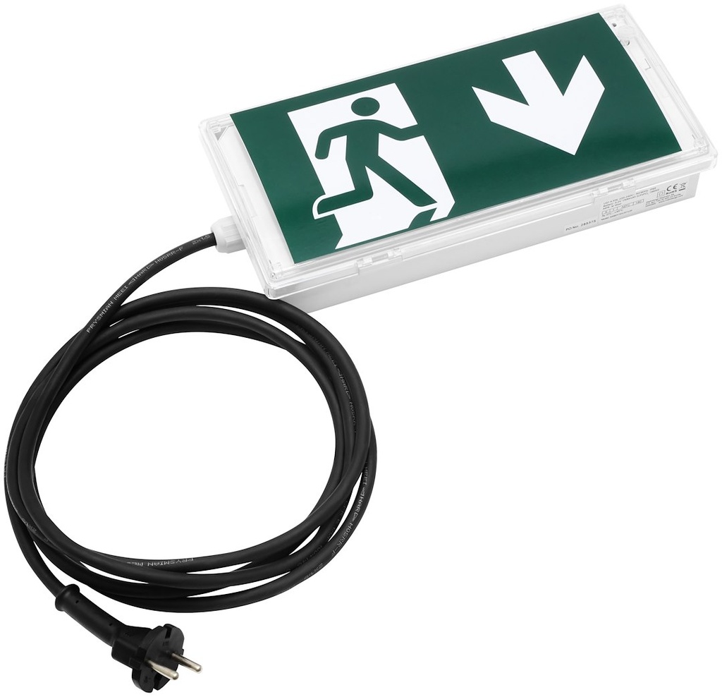 NØDBEL. LED KETO IP65 M/STIK