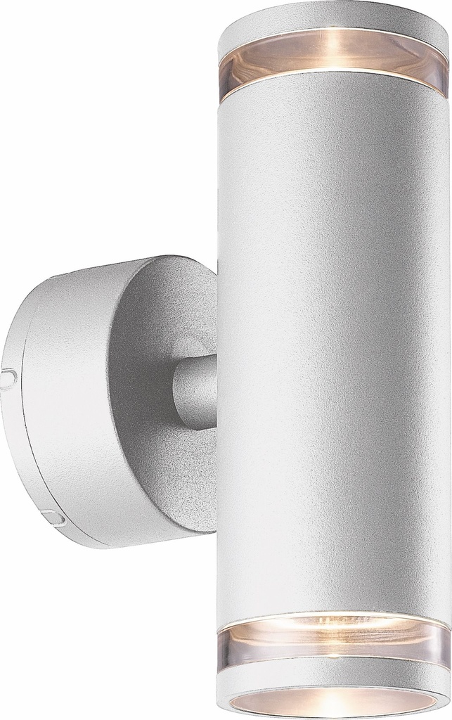 EKLOF II 2X6W IP54 SILVER