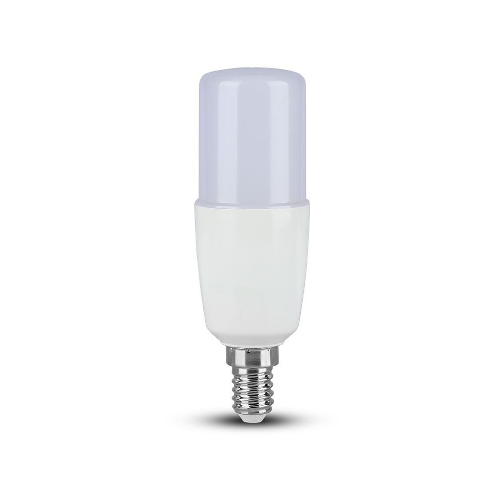 V-TAC 7.5W E14 LED Pære med Samsung Chip, 6500K, T37, Plastik - 660lm