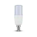 V-TAC 7.5W E14 LED Pære med Samsung Chip, 6500K, T37, Plastik - 660lm