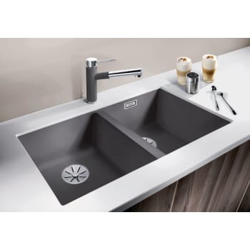 Køkkenvask  BLANCO SUBLINE 350/350-U Hvid 