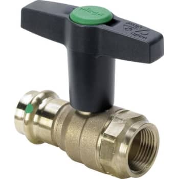 Viega Easytop presskuglehane 22x3/4 rødgods