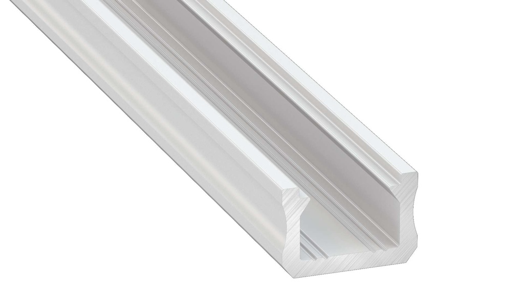 Alu. LED profil - Type X, Lakeret hvid (2,02m)