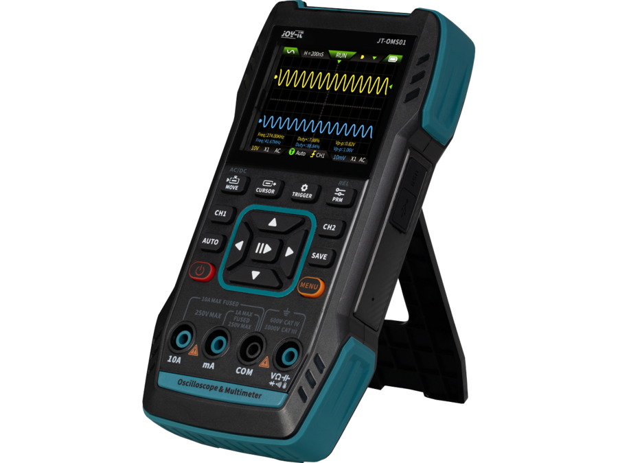 Håndholdt 3-i-1 Oscilloskop , Multimeter, Signalgenerator