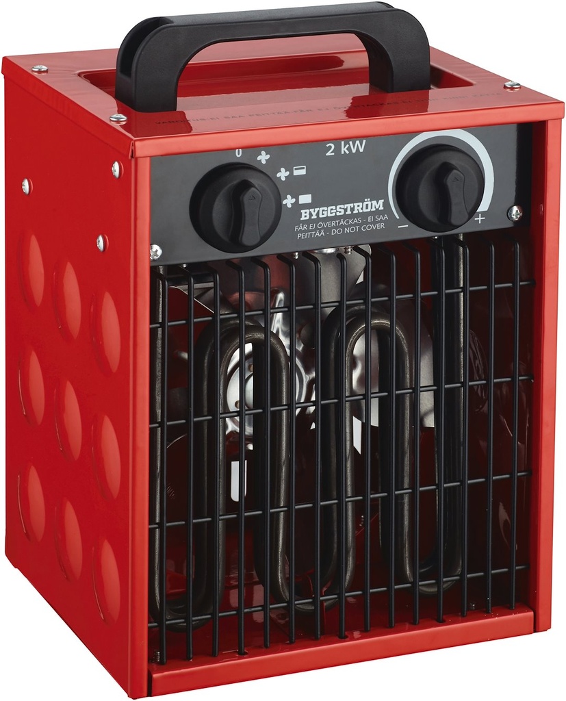 VARMEBLÆSER 2KW BYG-STRØM