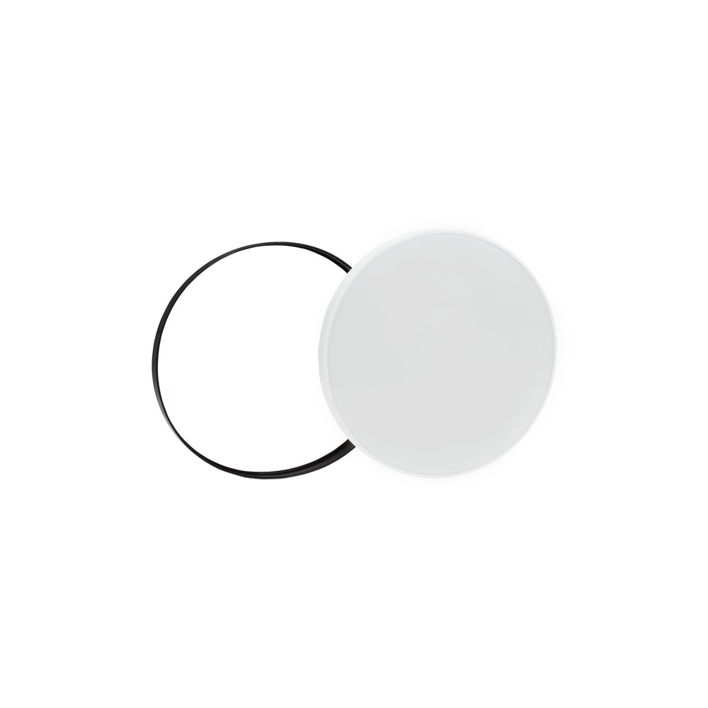 Spectrum 24W LED Loftslampe - Ø32cm, Højde: 5,2cm, Hvid Kant, Sort Ring, 3200lm, RA80, IP54
