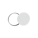 Spectrum 24W LED Loftslampe - Ø32cm, Højde: 5,2cm, Hvid Kant, Sort Ring, 3200lm, RA80, IP54