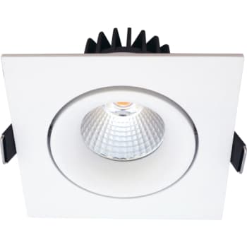 Velia Tilt LED Downlight 3000K mat hvid firkantet