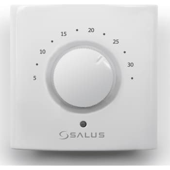 Salus termostat med drejeknap til gulvarme