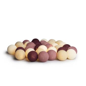 IrisLights Lyskæde Led Dusty Pink 35-Lys, 150 cm + 240 cm